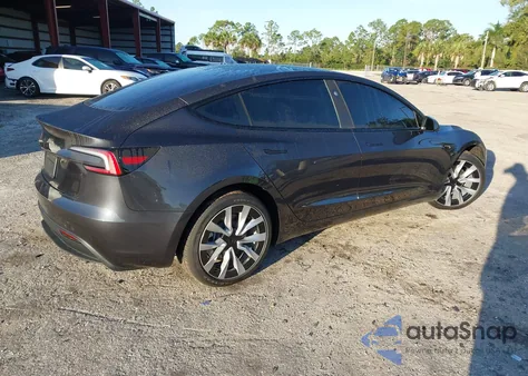 2026 Tesla Model 3 Premium Rear-Wheel Drive from USA, damaged, VIN 5YJ3E1EA4TF123845